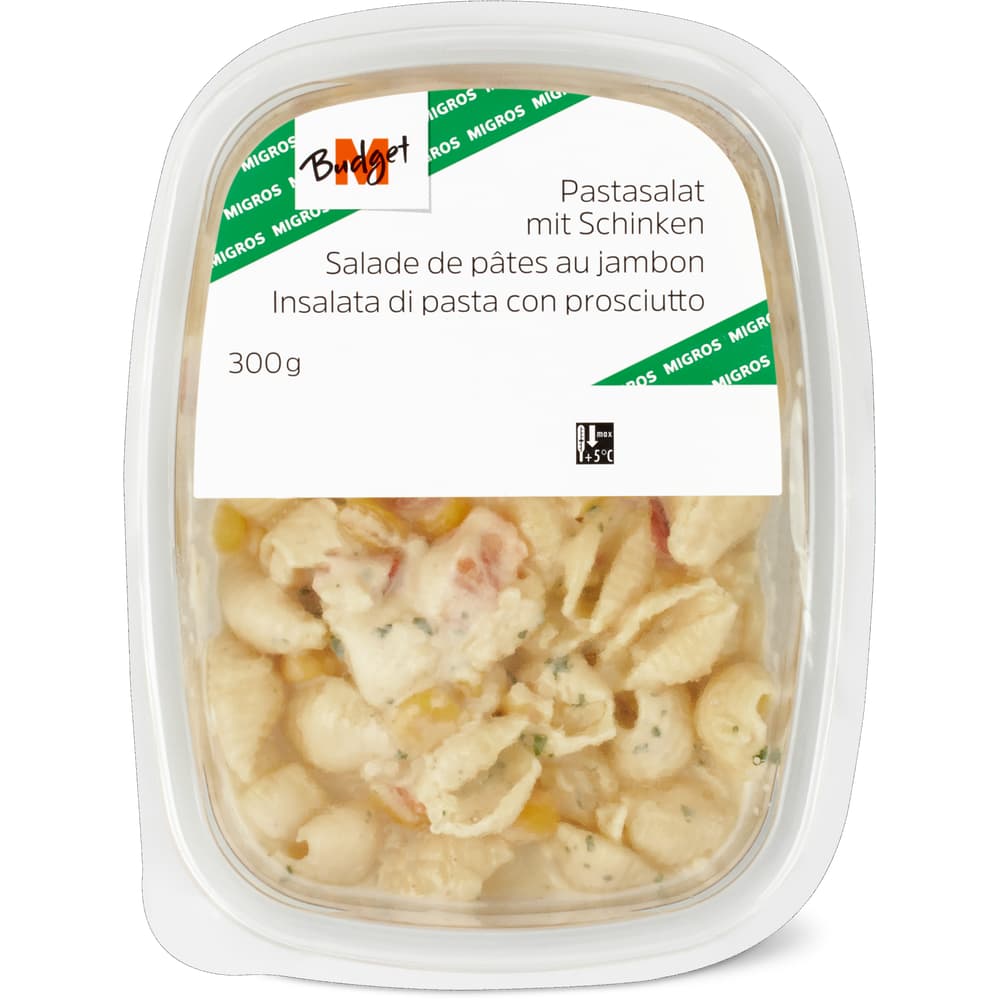 M-Budget Pastasalat mit Schinken