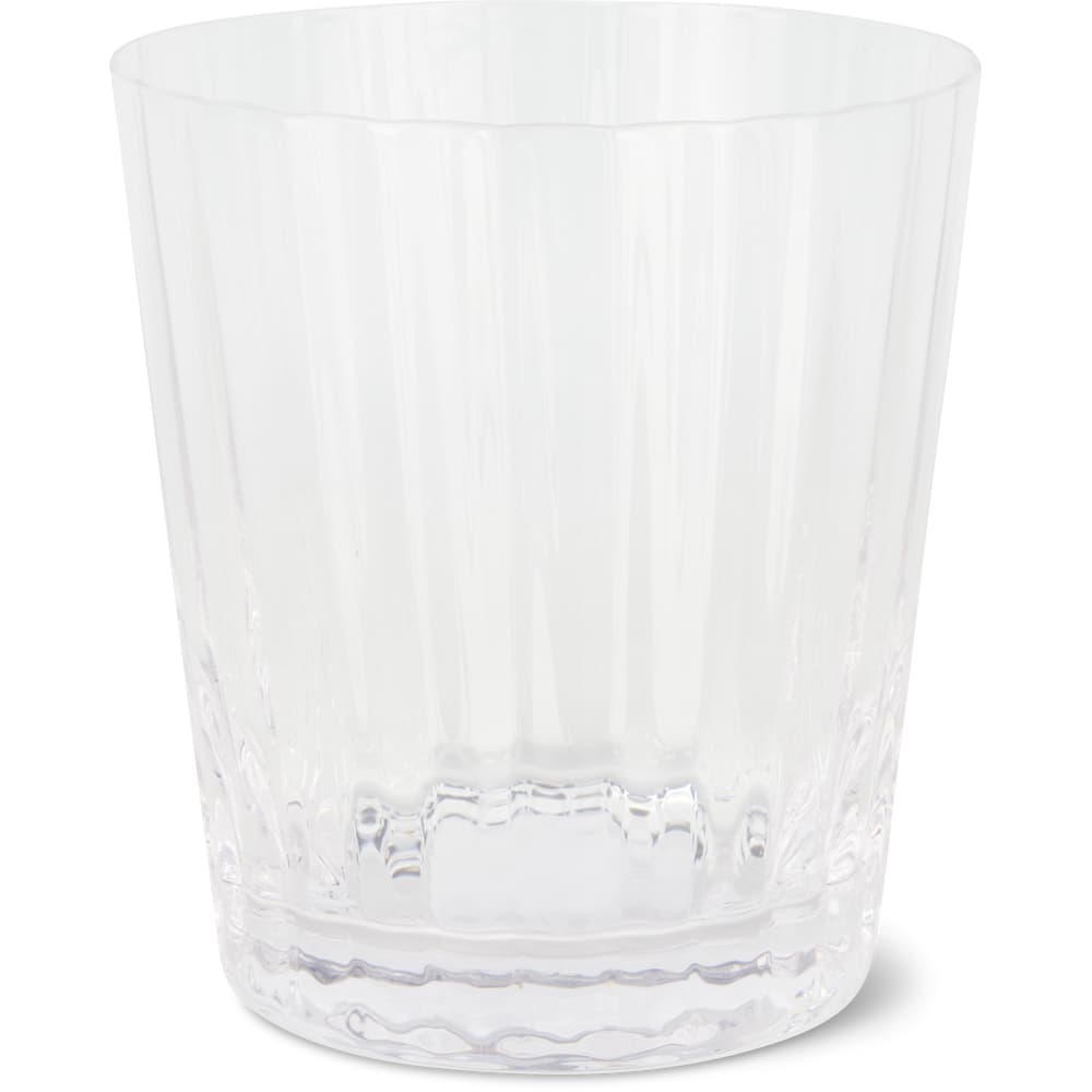 Migros Kitchen & Co. Wasserglas mit Rillen