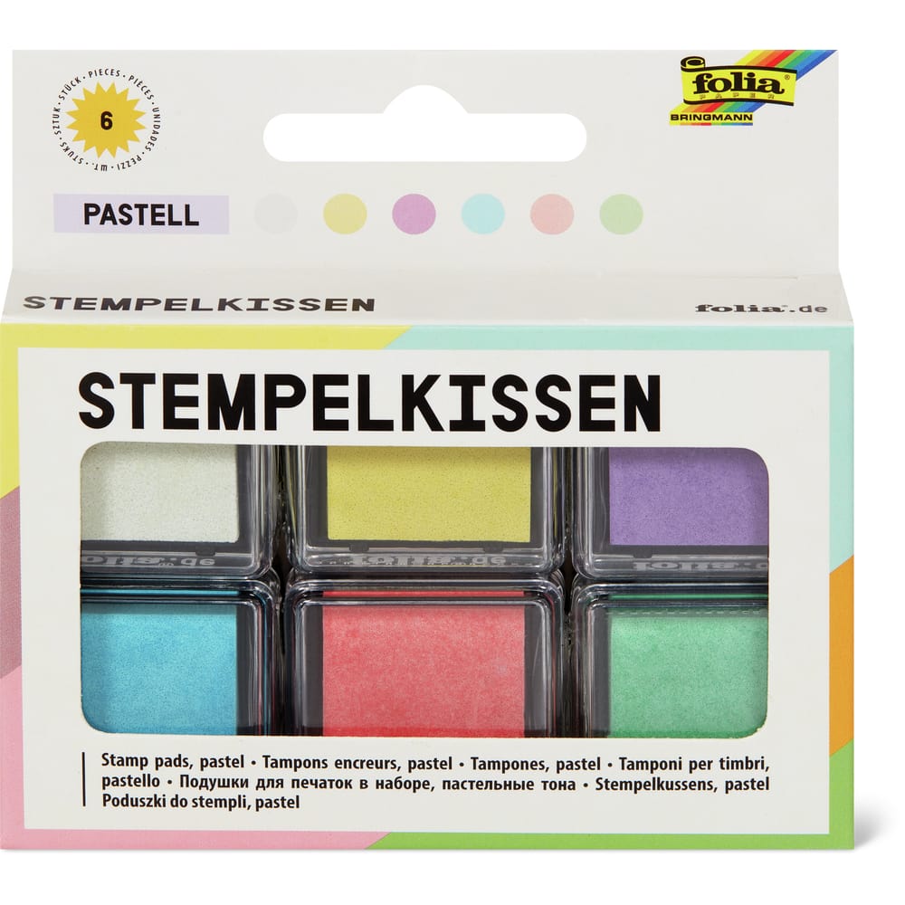 folia Stickgarn Pastell, 52 Docken à 8 m
