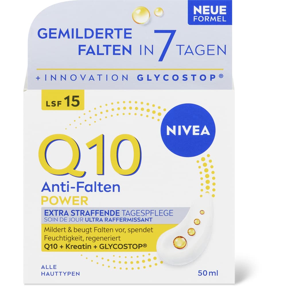 Nivea Q10 Power Anti-Falten straffende Tagescreme LSF 15