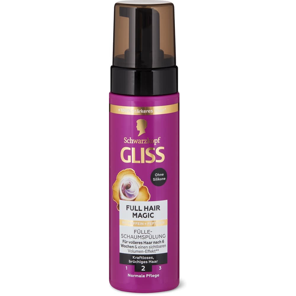 Schwarzkopf Gliss Full Hair Magic Schaumspülung Dünnes, brüchiges Haar
