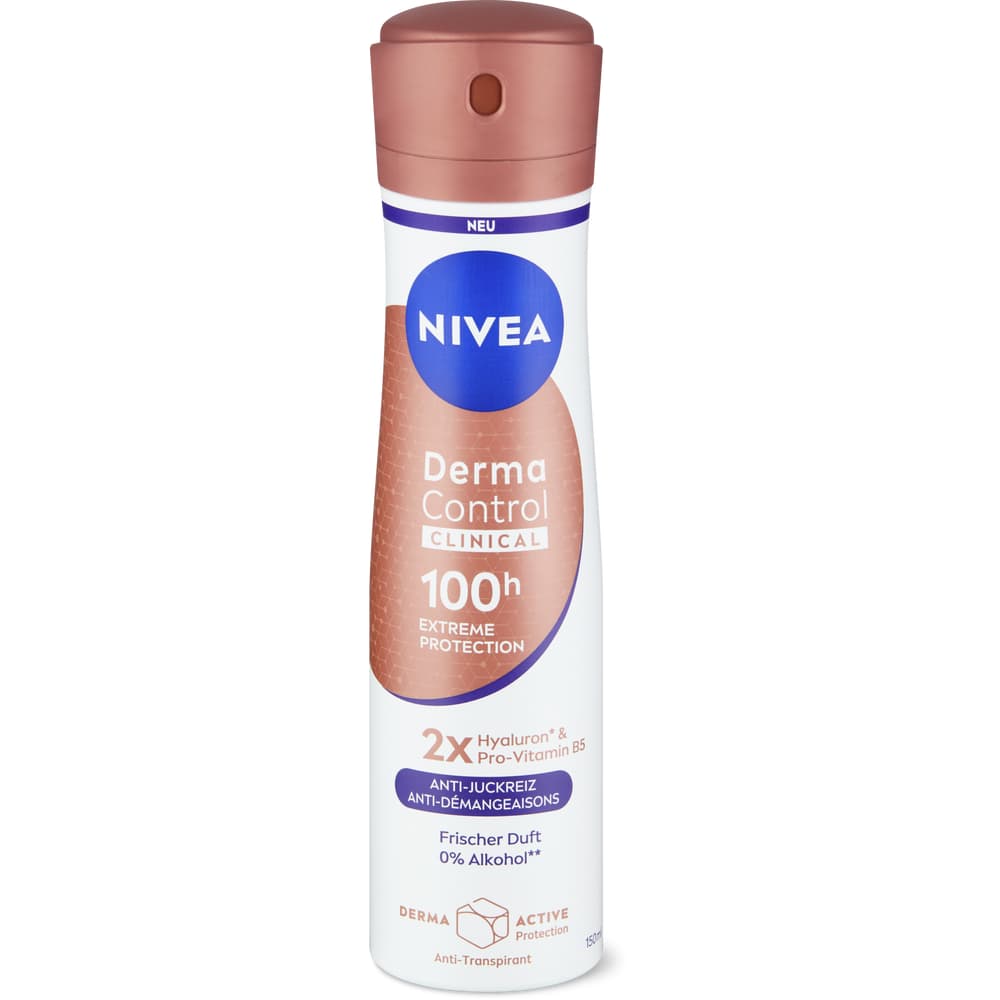 Nivea Deo Spray Derma Control Clinical Dry 100h, Vitamin B5