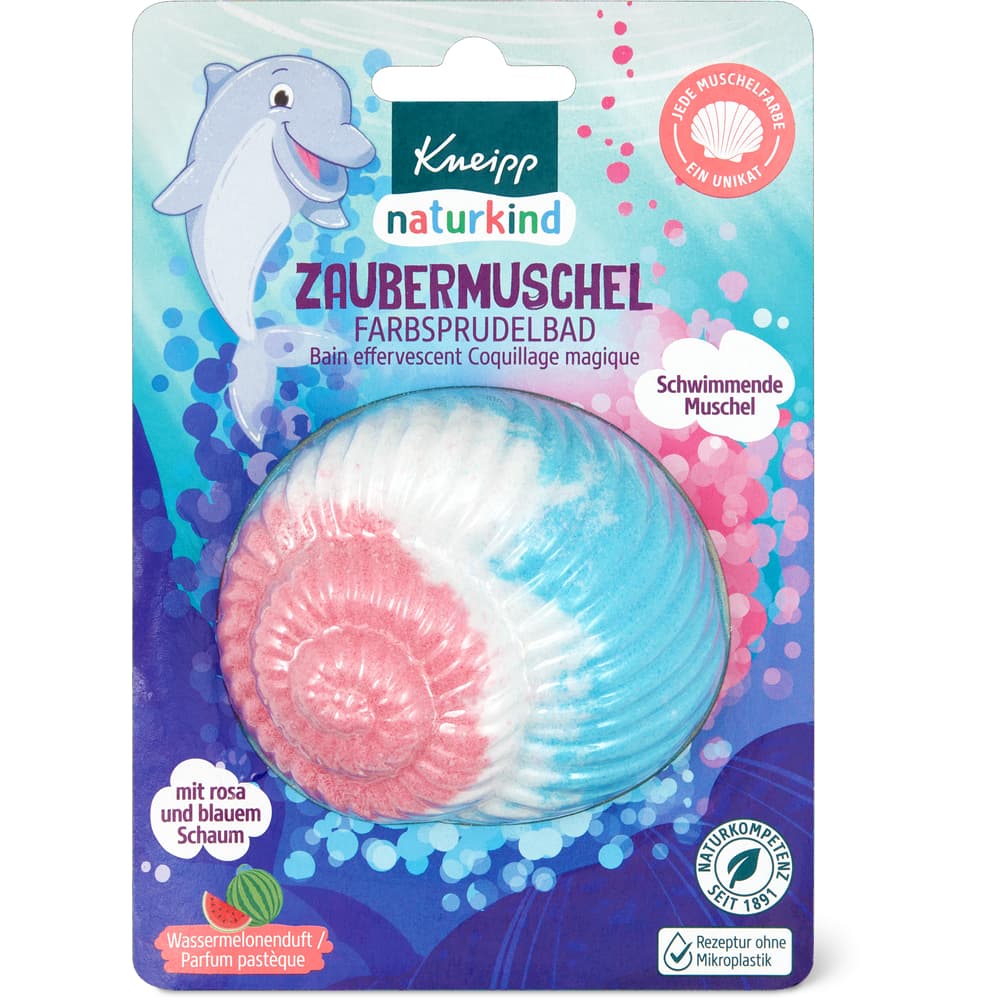 Kneipp naturkind Badebombe Zaubermuschel