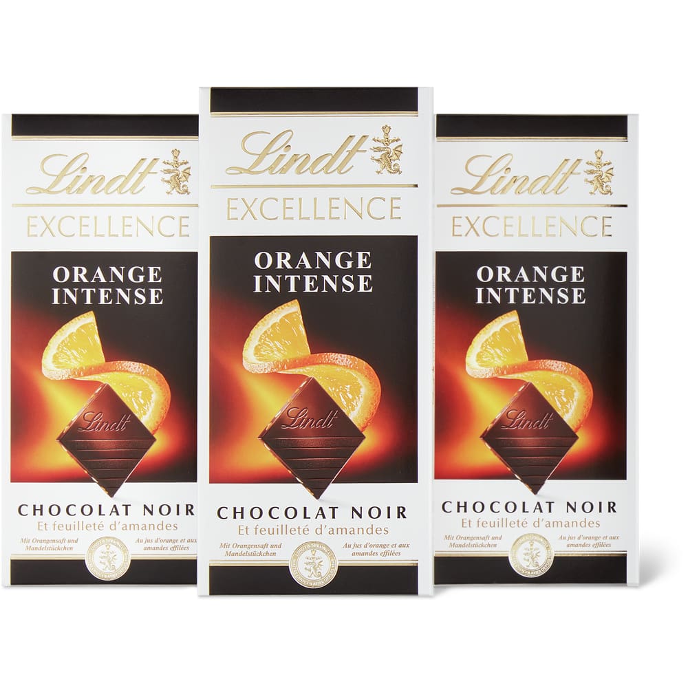 Lindt Excellence Noir Orange Intense