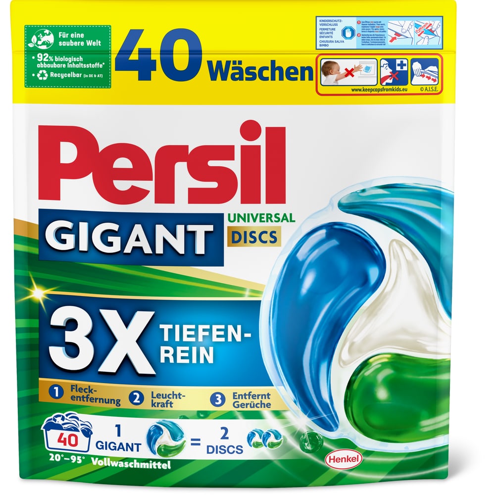 Persil Gigant Discs Universal 40WL