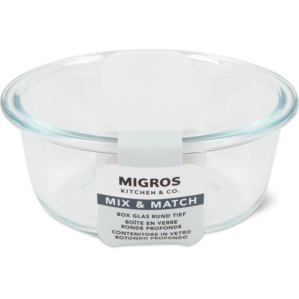 Migros Kitchen & Co. Box Glas rund, 0.35l