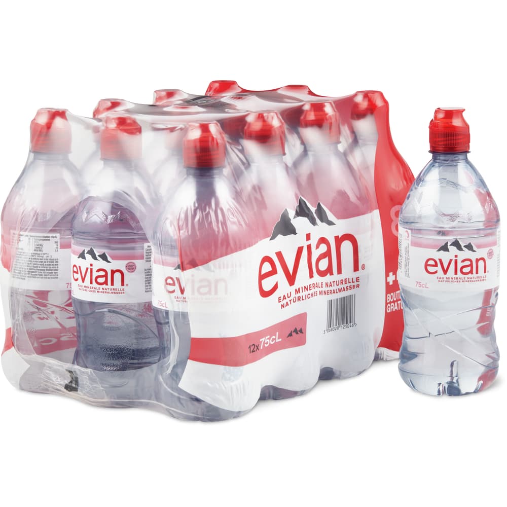 Evian Mineralwasser Sport