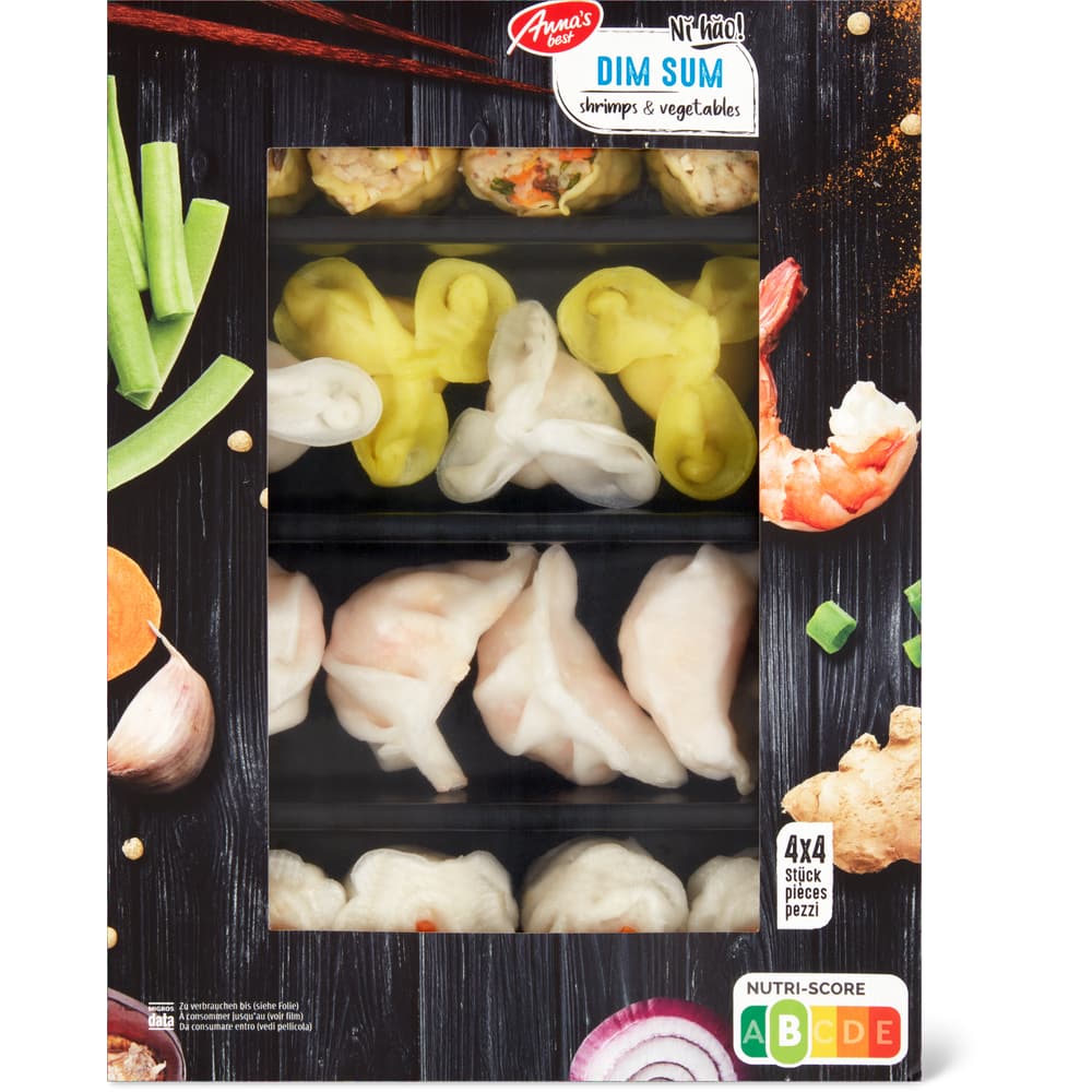 Anna's Best ASC Best of Dim Sum With shrimps & vegetables