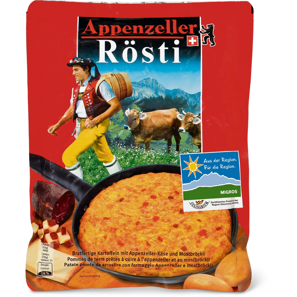 Appenzeller Rösti Aus der Region