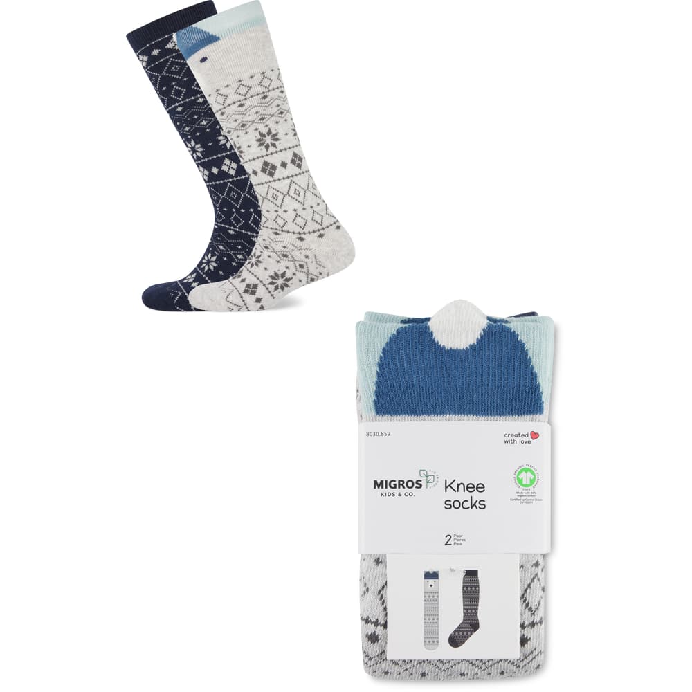 Migros Kids & Co. Kinder Kniesocken Duopack