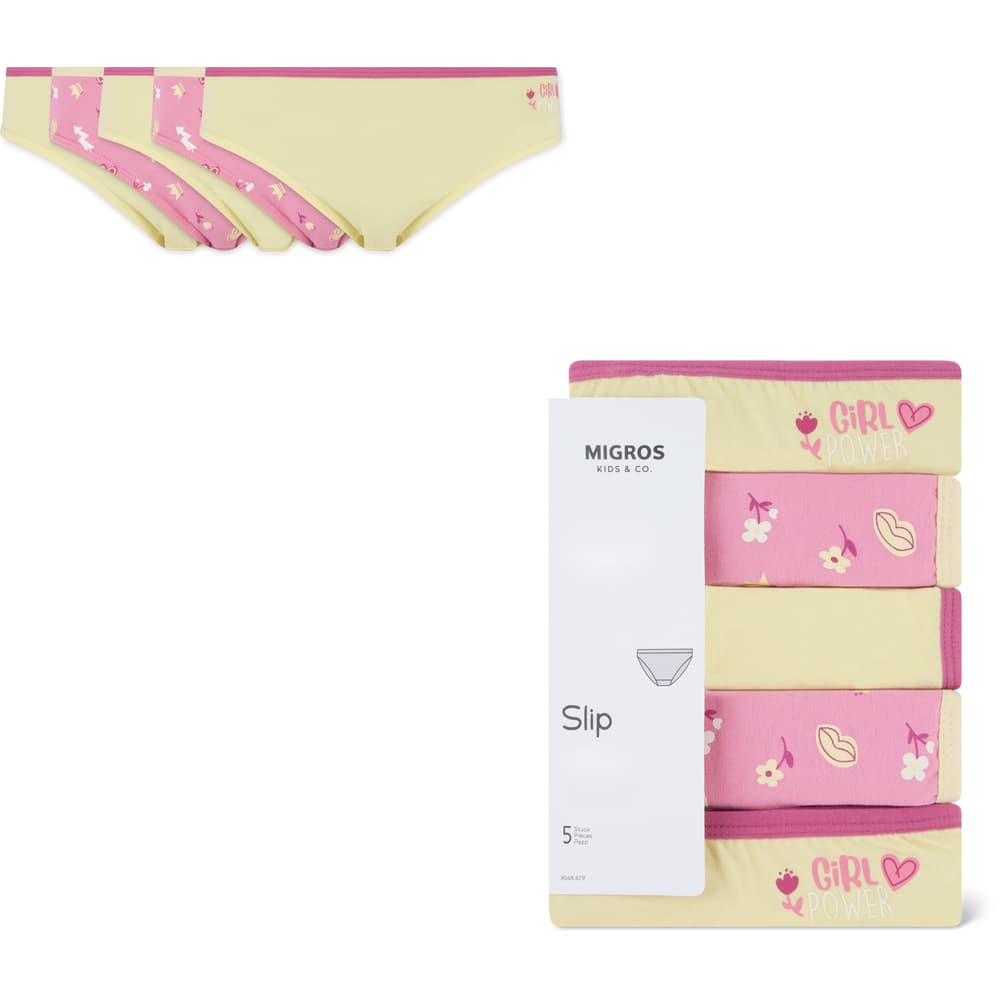 Migros Kids & Co. KIDS SLIP 5ER PACK Better Cotton