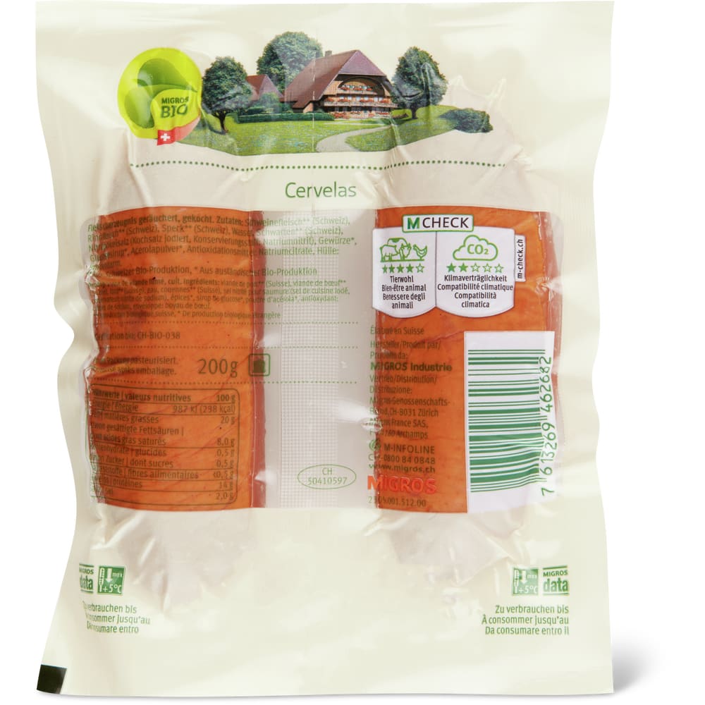 Migros Bio Cervelas