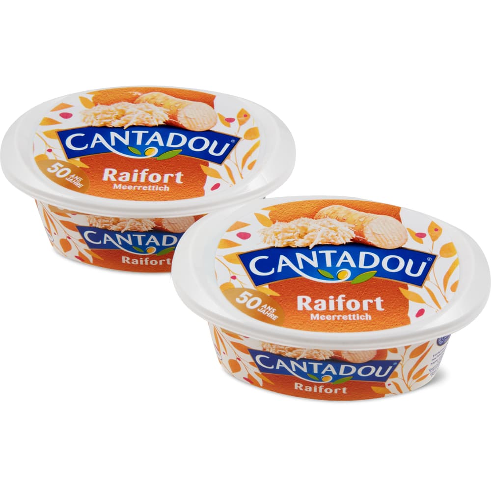 Cantadou Pasteurisierter Frischkäse Meerrettich