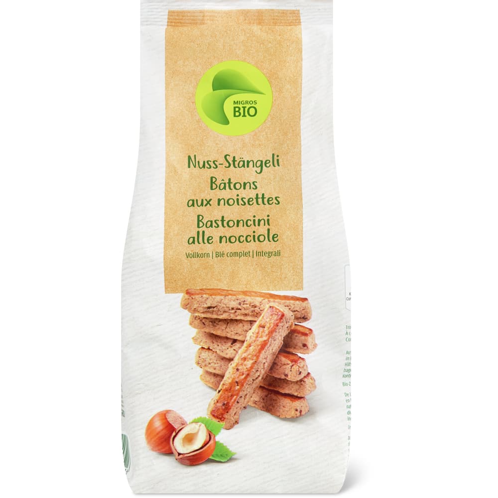 Migros Bio Vollkorn Nuss-Stengeli