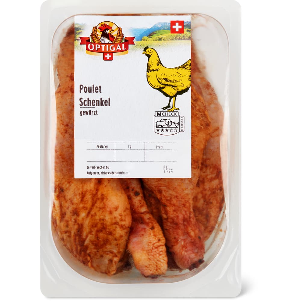 Optigal Pouletschenkel gewürzt