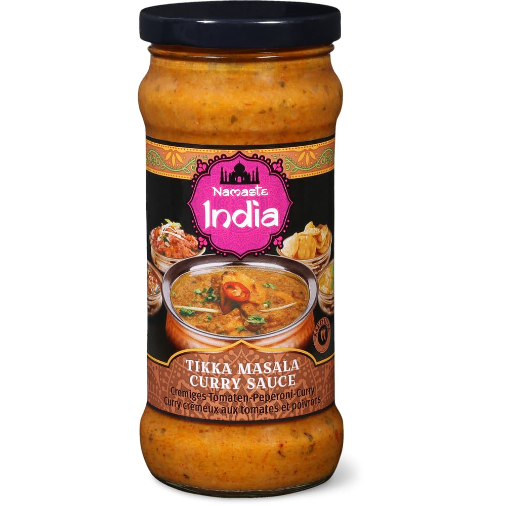 Namaste India Cremiges Tomaten-Peperoni Tikka Masala