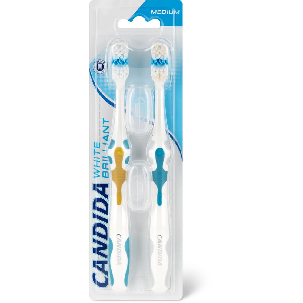 Candida White Brilliant Zahnbürsten Medium