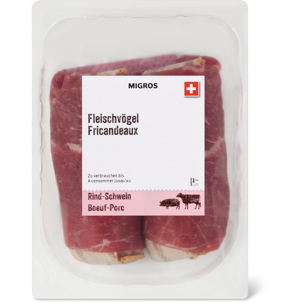 Migros Fleischvögel mit Speck