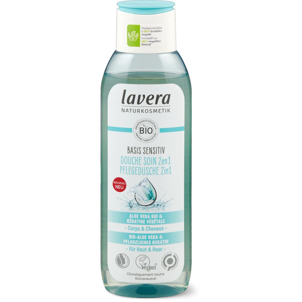 Lavera Basis Sensitiv 2in1 Pflegedusche Aloe Vera & Keratin , vegan