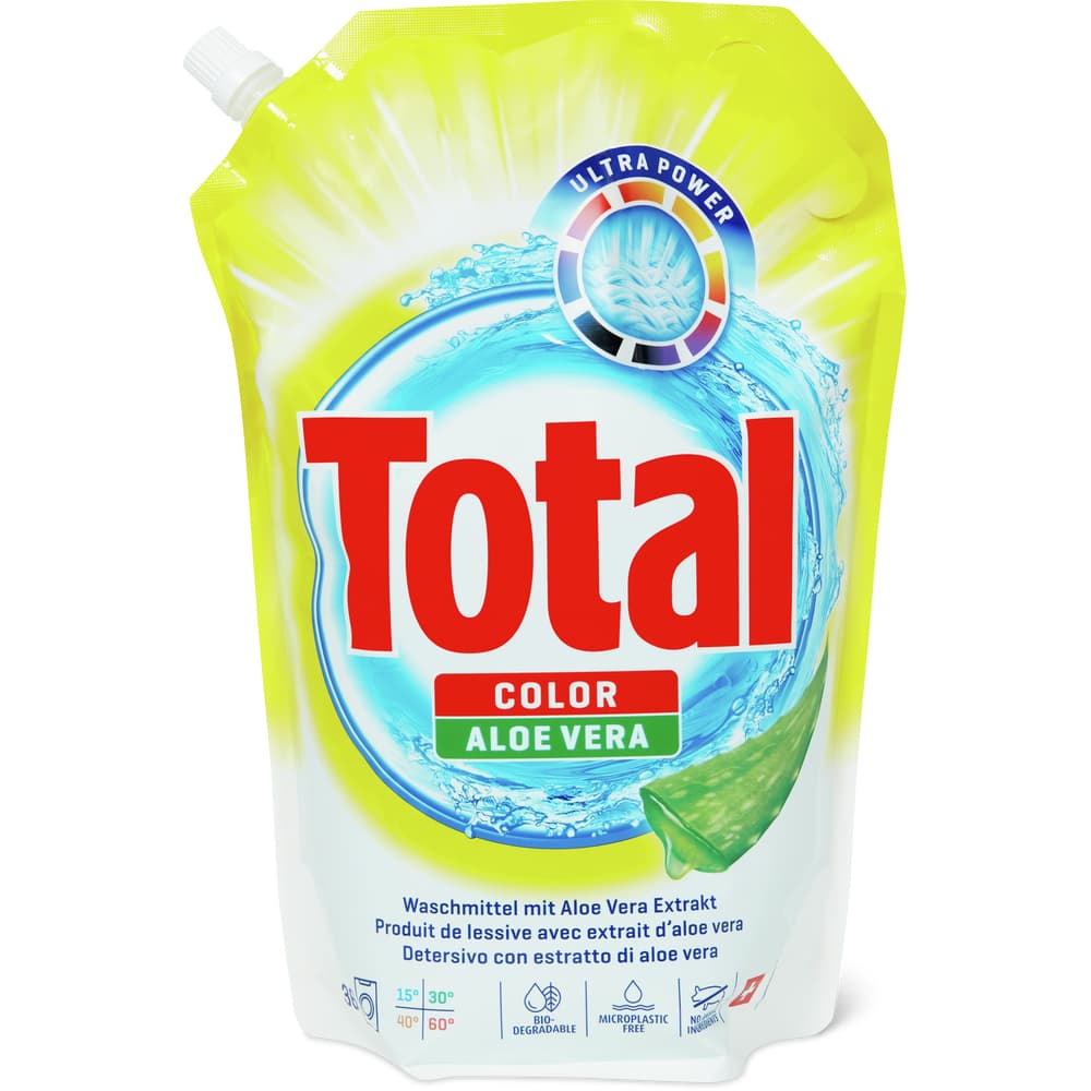 Total Color Aloe Vera Flüssigwaschmittel 36 Waschgänge