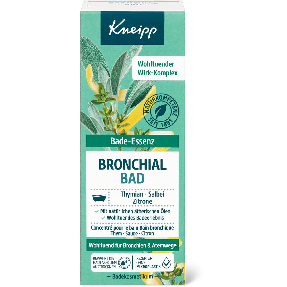 Kneipp Bronchial Bad Bade-Essenz Thymian & Salbei & Zitrone