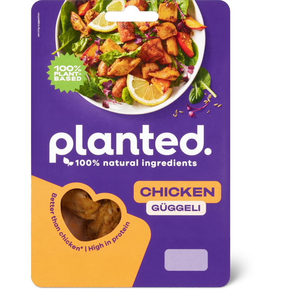 Planted. Poulet aus Erbsenprotein Güggeli - Vegan