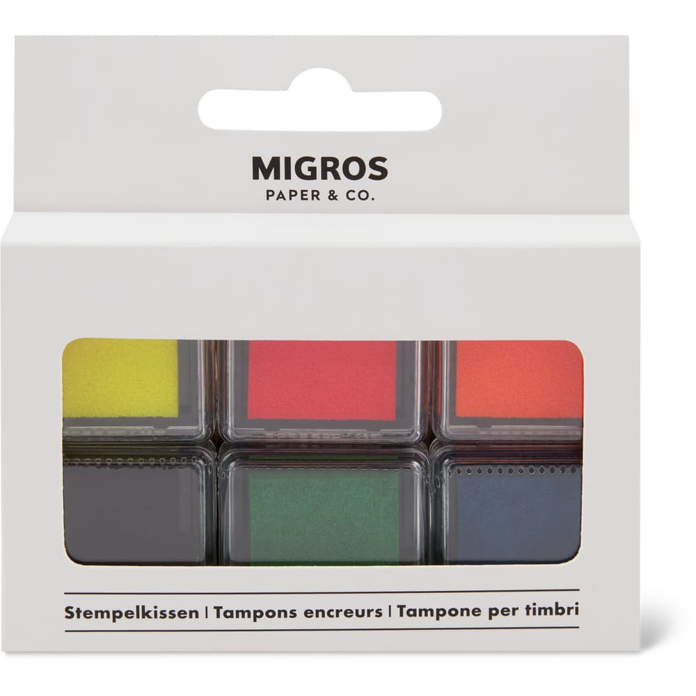 Pack De 3 Tampons Encreurs Ronds « Perpetuum », 3 Couleurs Différentes