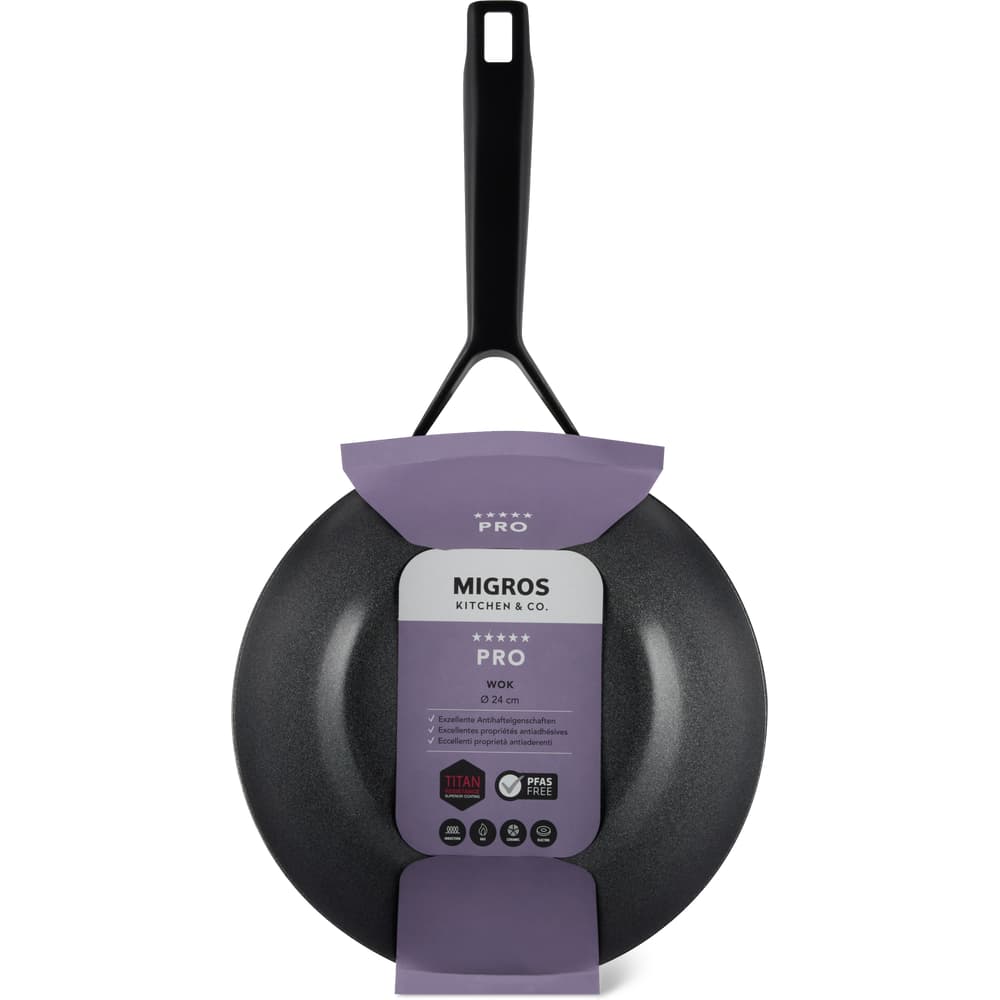 Migros Kitchen & Co. Pro Wok Ø 24 cm