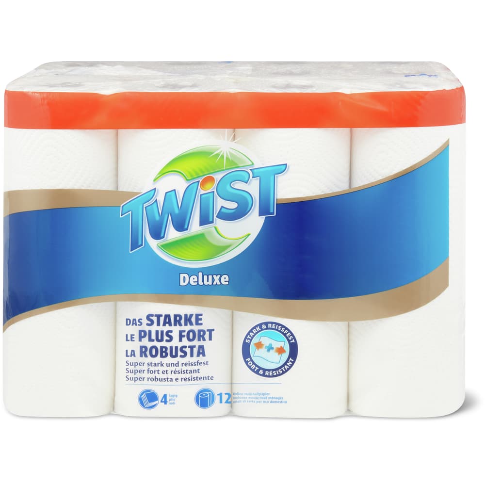 Twist Deluxe Haushaltpapier 4 Lagig