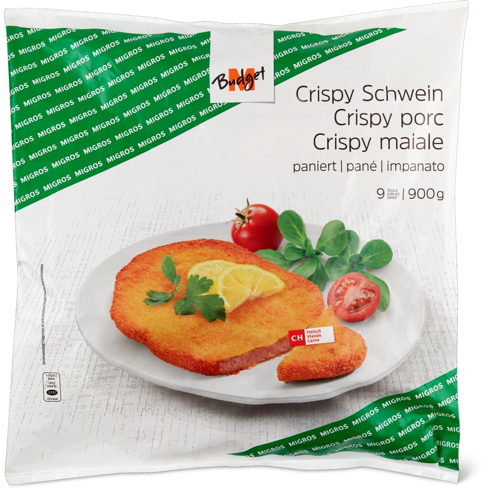 M-Budget Crispy Schweinefleisch paniert, vorfrittiert