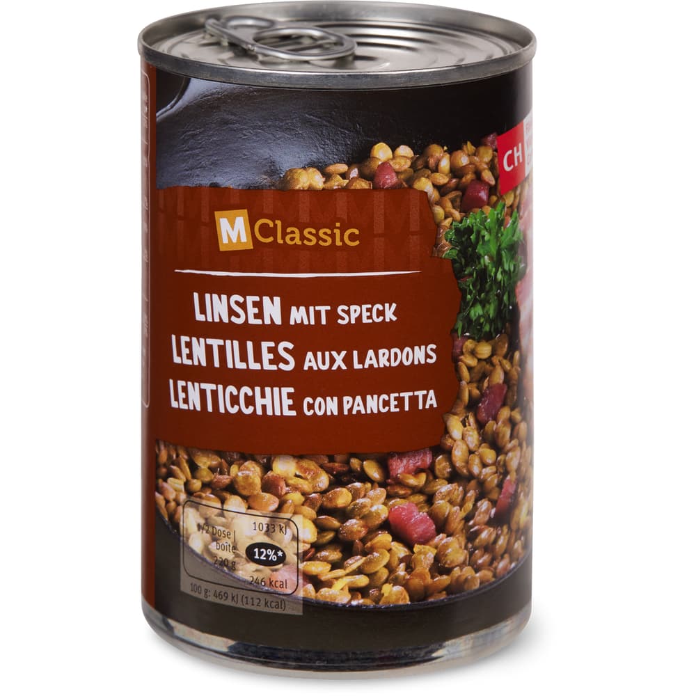 M-Classic Linsen mit Speck Fixfertig