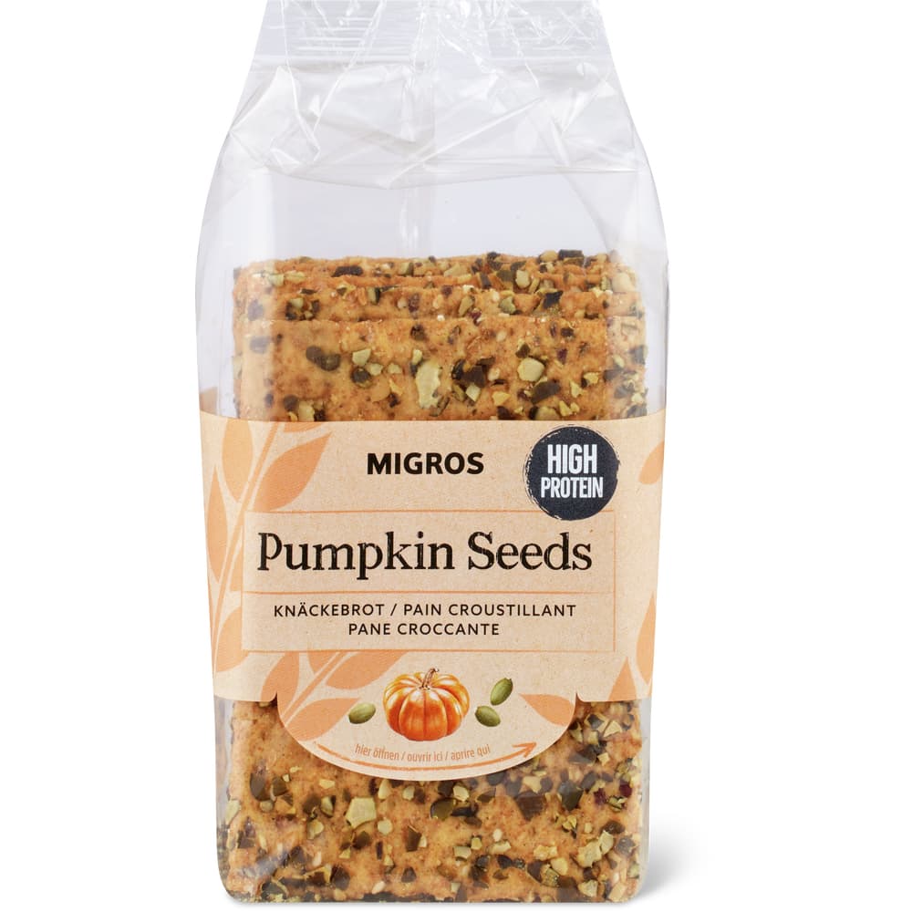 Migros Knäckebrot Pumpkin Seeds