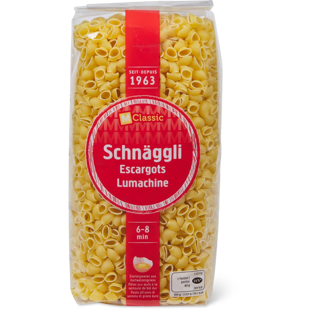 M-Classic Schnäggli aus Eier