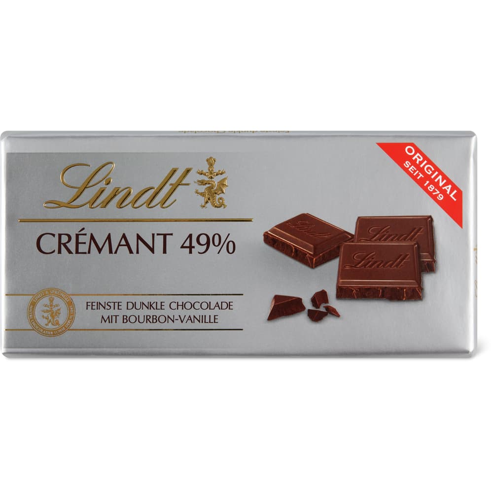 Lindt Tafelschokolade Crémant 49%