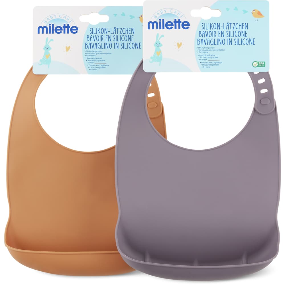 Milette Baby Care Silikonlätzchen Ab 6 Monaten