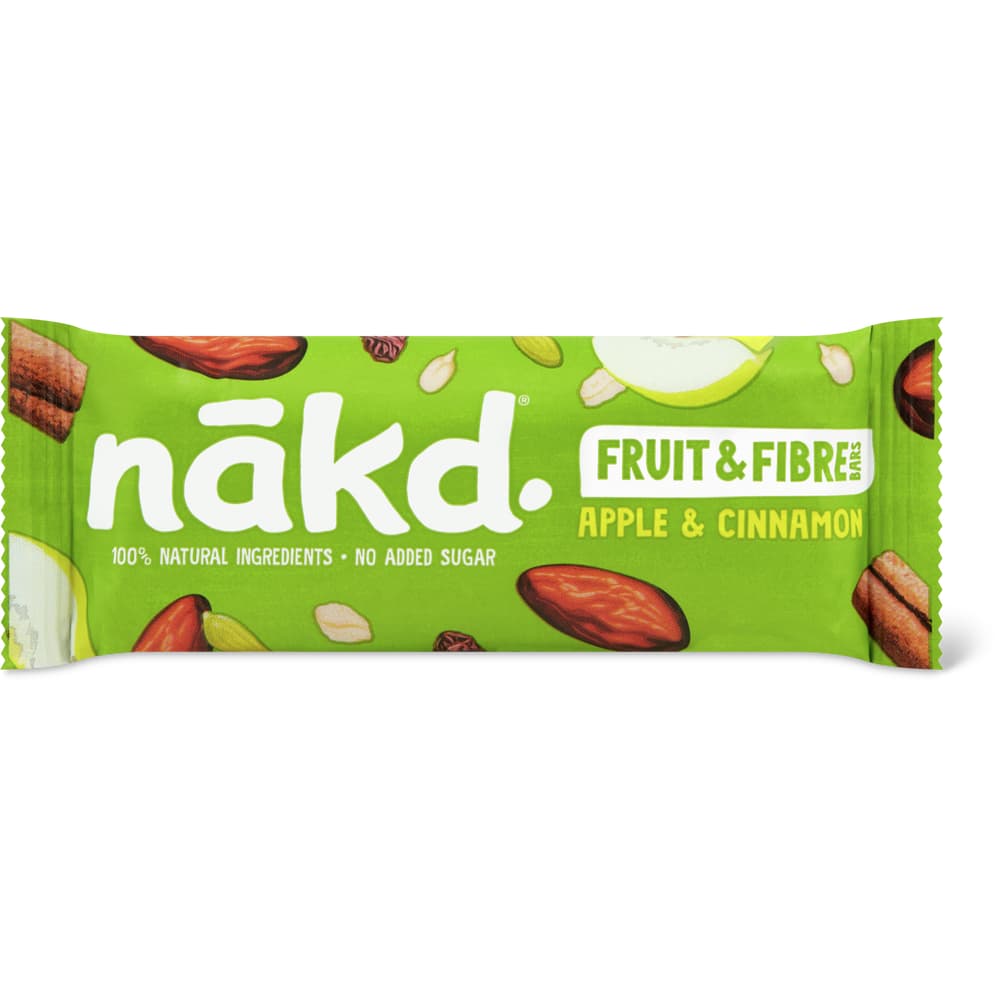 Nakd fruit & fibre bar Apple Cinnamon, ohne Zuckerzusatz