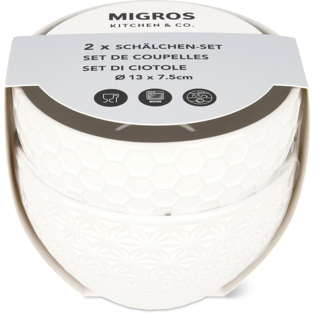 Migros Kitchen & Co. Schälchen Set weiss