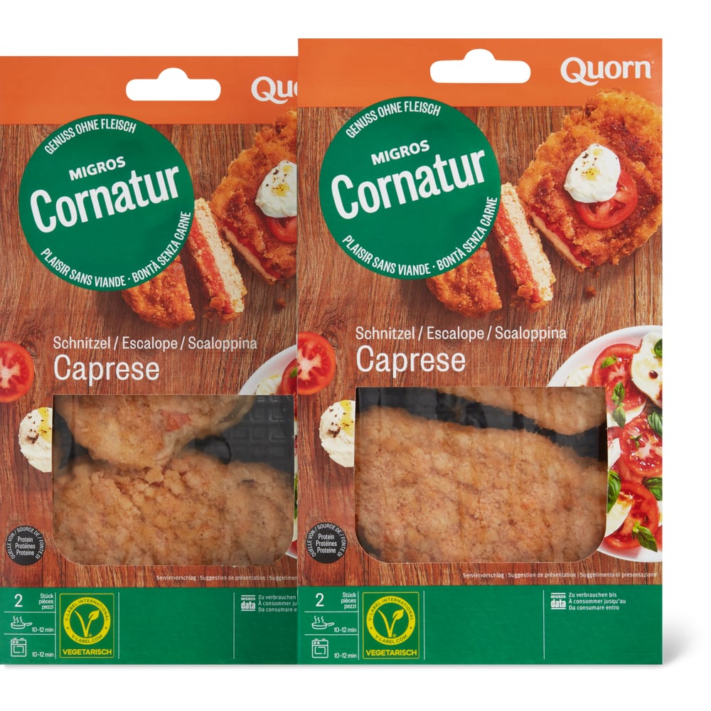 Cornatur Schnitzel Caprese, vegetarisch
