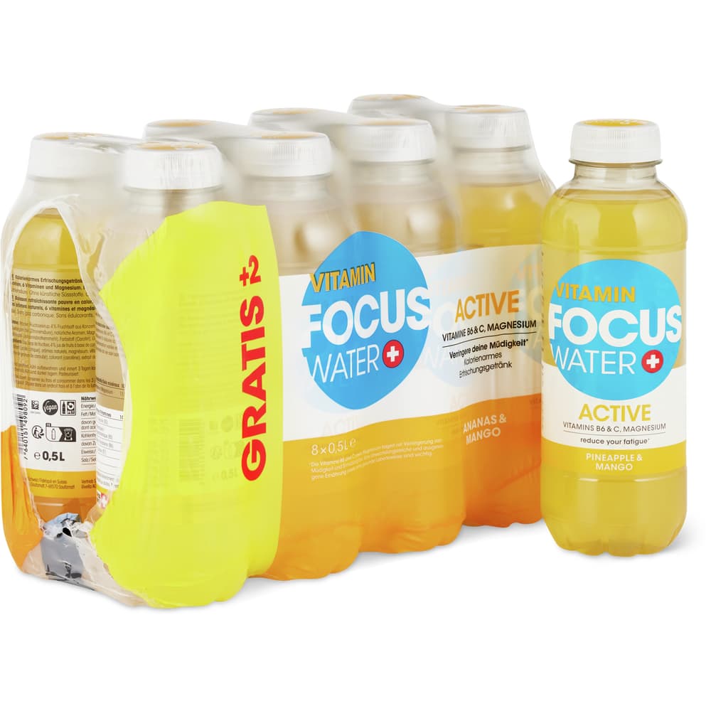 Focus Water Active Pineapple & Mango