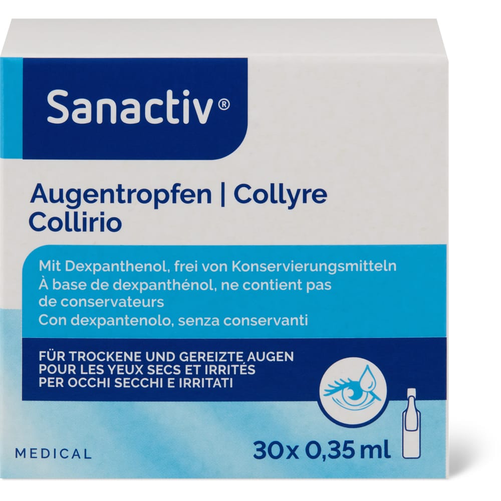 Sanactiv Augentropfen Ampullen