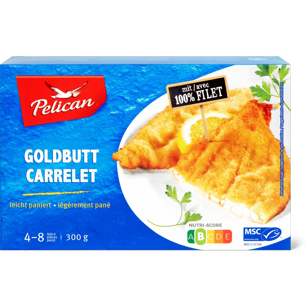 Pelican MSC Goldbuttfilets leicht paniert