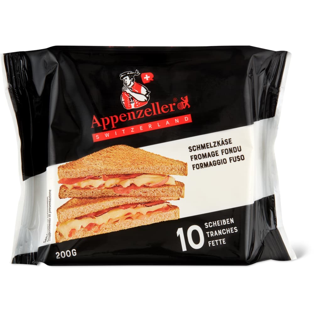 Appenzeller Schmelzkäse 10 Scheiben