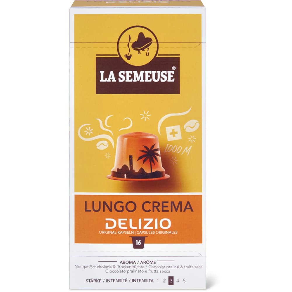 La Semeuse Delizio Lungo Crema 16 Kapseln