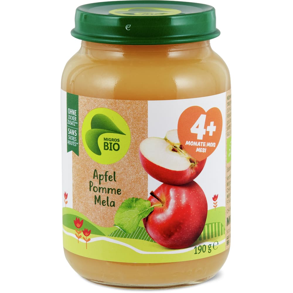 Migros Bio Babygläschen Apfel Ab 4 Monaten