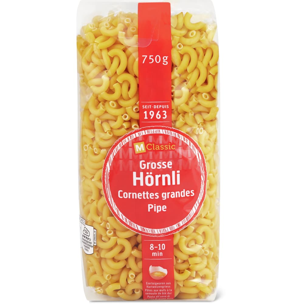 M-Classic Hörnli gross aus Eier