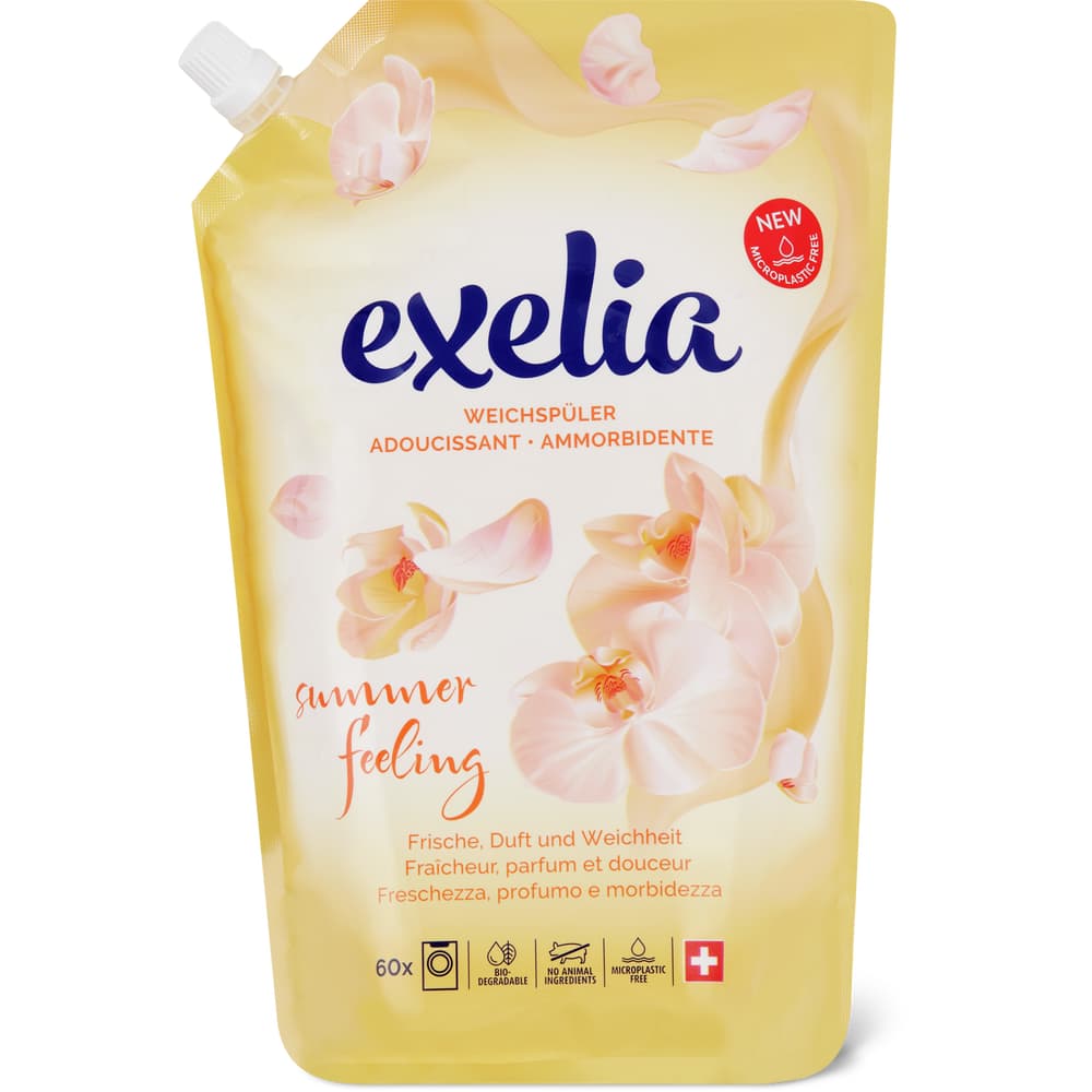 Exelia Fresh & Supersoft Weichspüler 60 Waschgänge, Summer Feeling