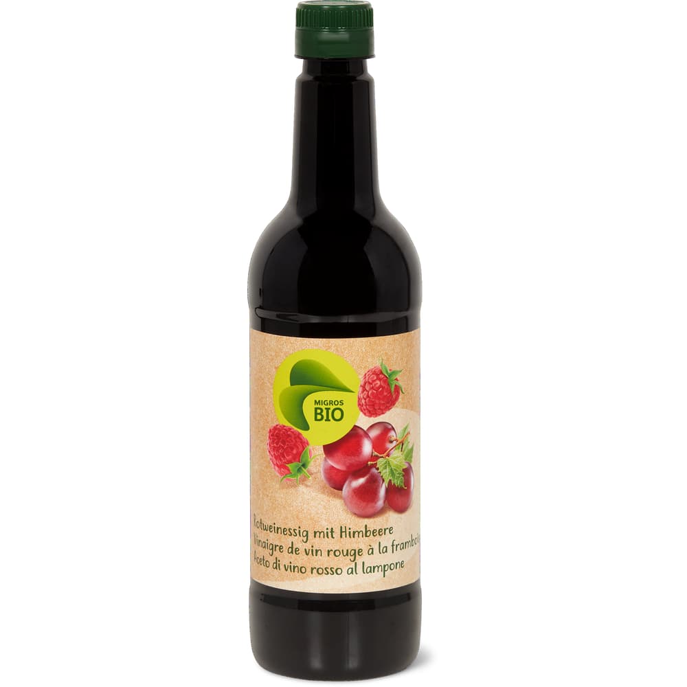 Rotweinessig Bio, mit Himbeere, vegan