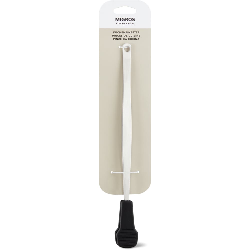 Migros Kitchen & Co. Küchenpinzette Silikon & Edelstahl, 31cm