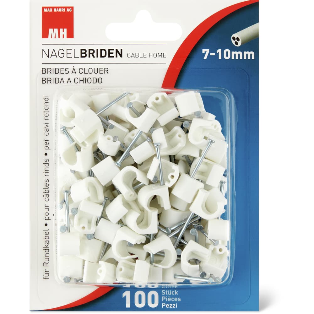 Max Hauri · Cable/Pipe Clips, 7–10 mm • Migros