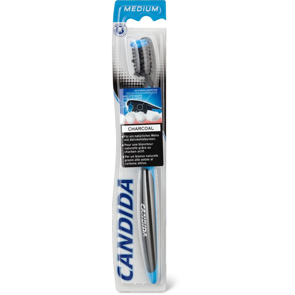 Candida Charcoal Zahnbürste medium